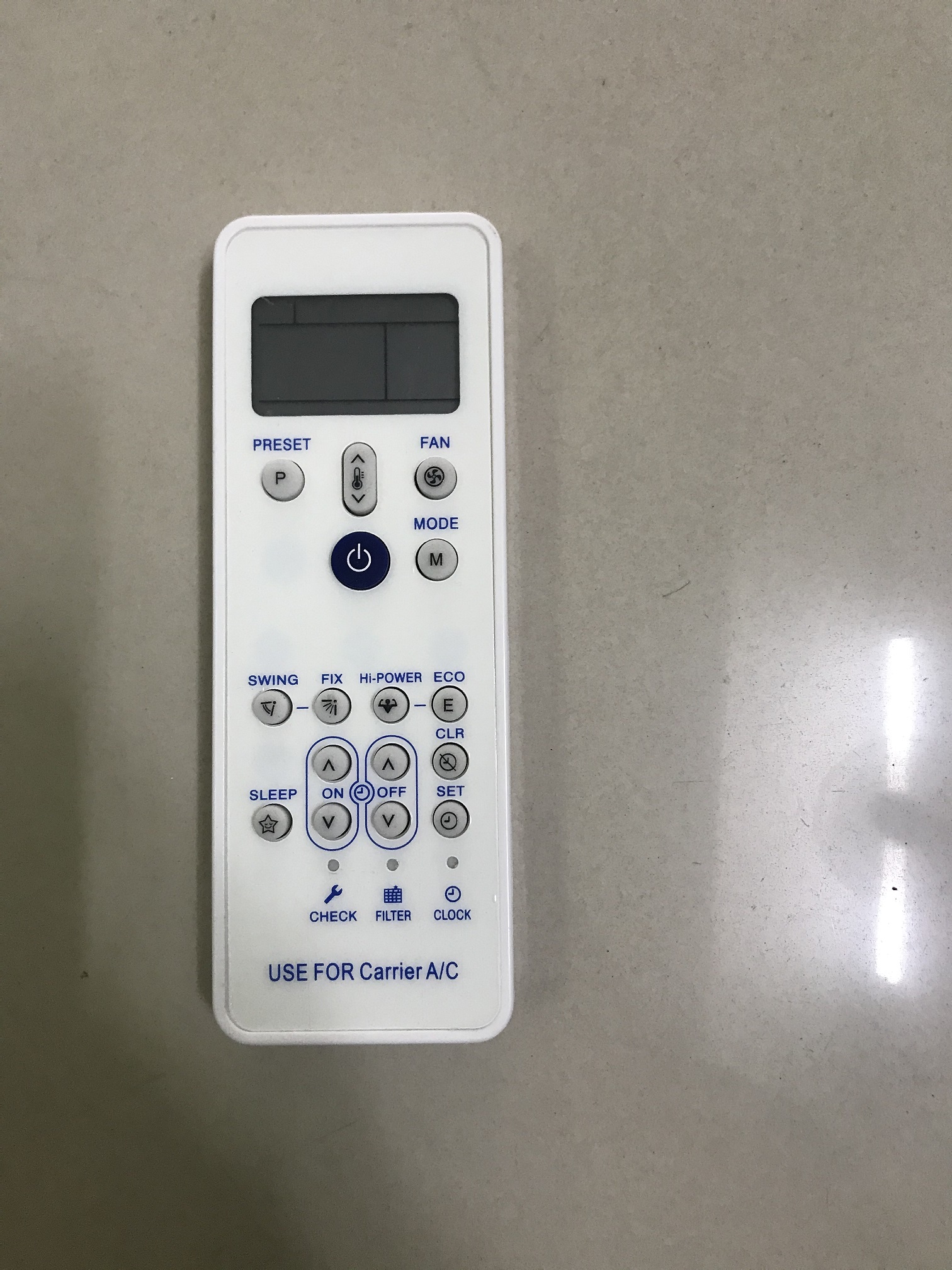 [HCM]Remote điều khiển máy lạnh Carrier (mẫu 1)