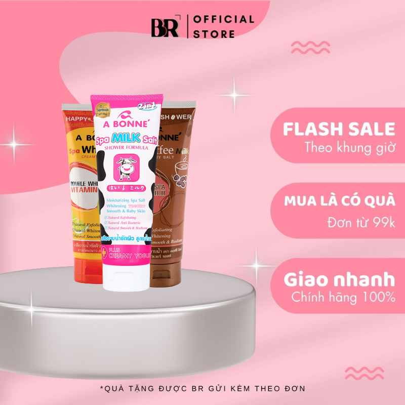 Muối tắm sữa a bonne' 350g - dạng tuýp
