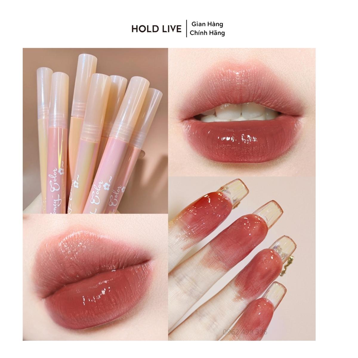 NEW Son kem bóng Hold Live Sweet Flour Stick Lip Glaze HL530 mềm mượt môi