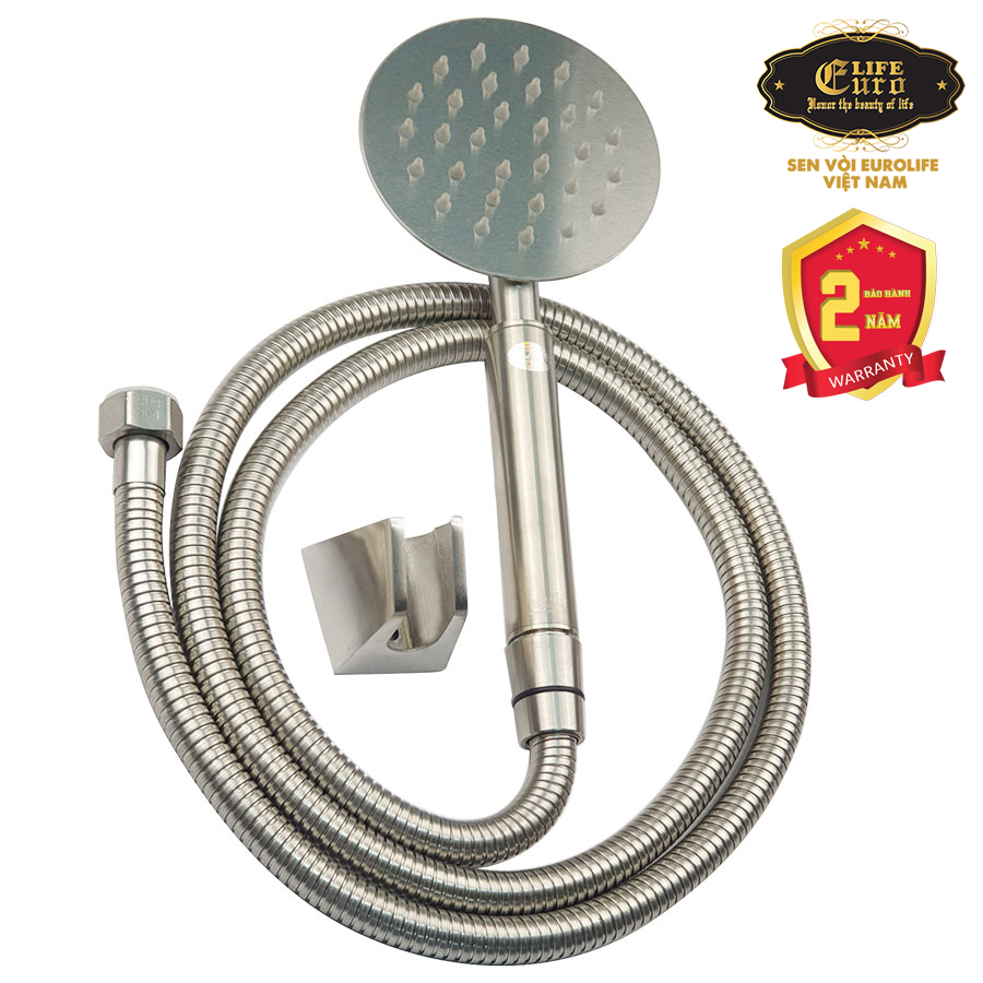 Bộ tay sen inox sus 304 eurolife el-110sh