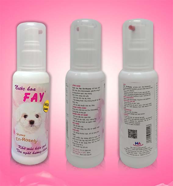 [HCM]Nước hoa Fay chai 90ml cho chó mèo khử mùi và diệt khuẩn trên da lông tạo hương thơm nhẹ nhàng lưu giữ lâu trên mình thú
