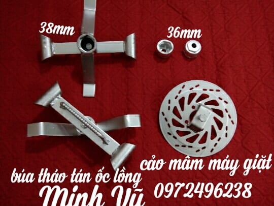 Combo 1 bo bua thao oc may giat + 1 cao mam may giat