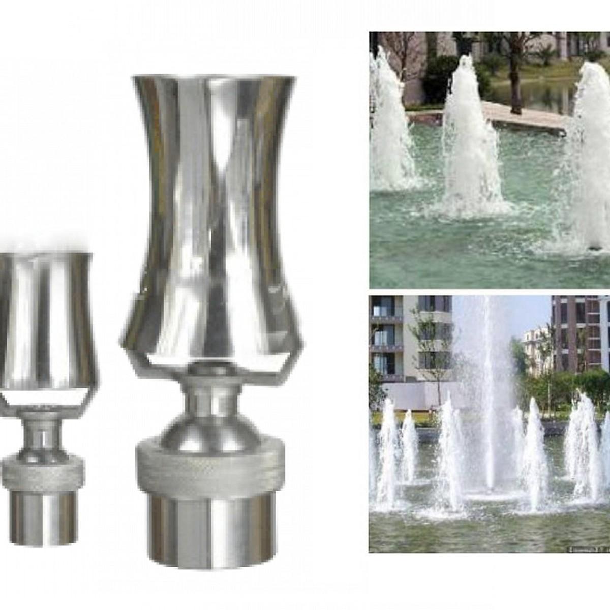 Đầu phun nước hình cây thông phi inox 27mm