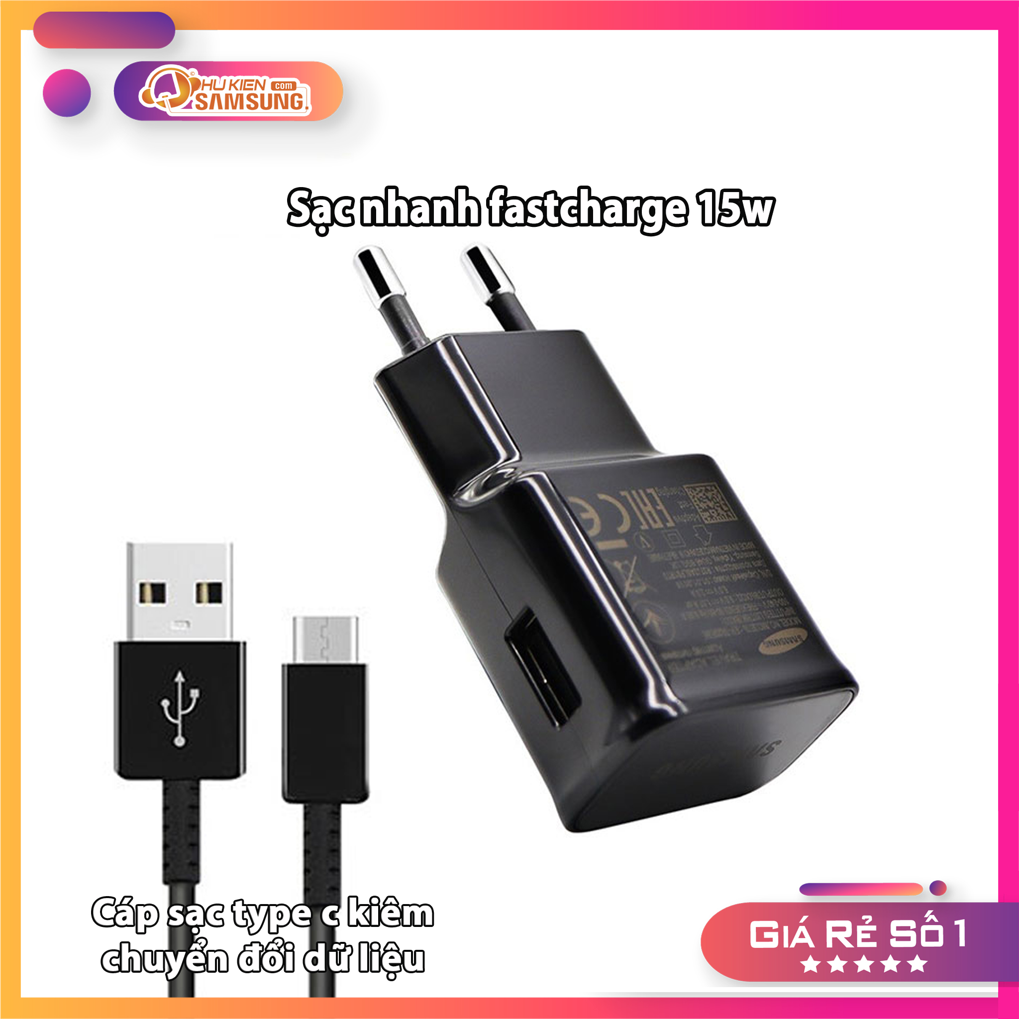 Bộ sạc nhanh Samsung 15W (Type-C)