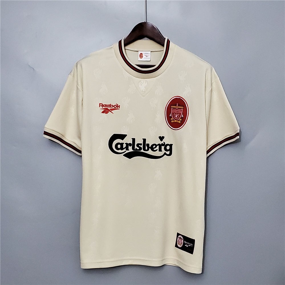 Retro 1996 1997 Liverpool Away Football Jersey Classics Jersey 96 97