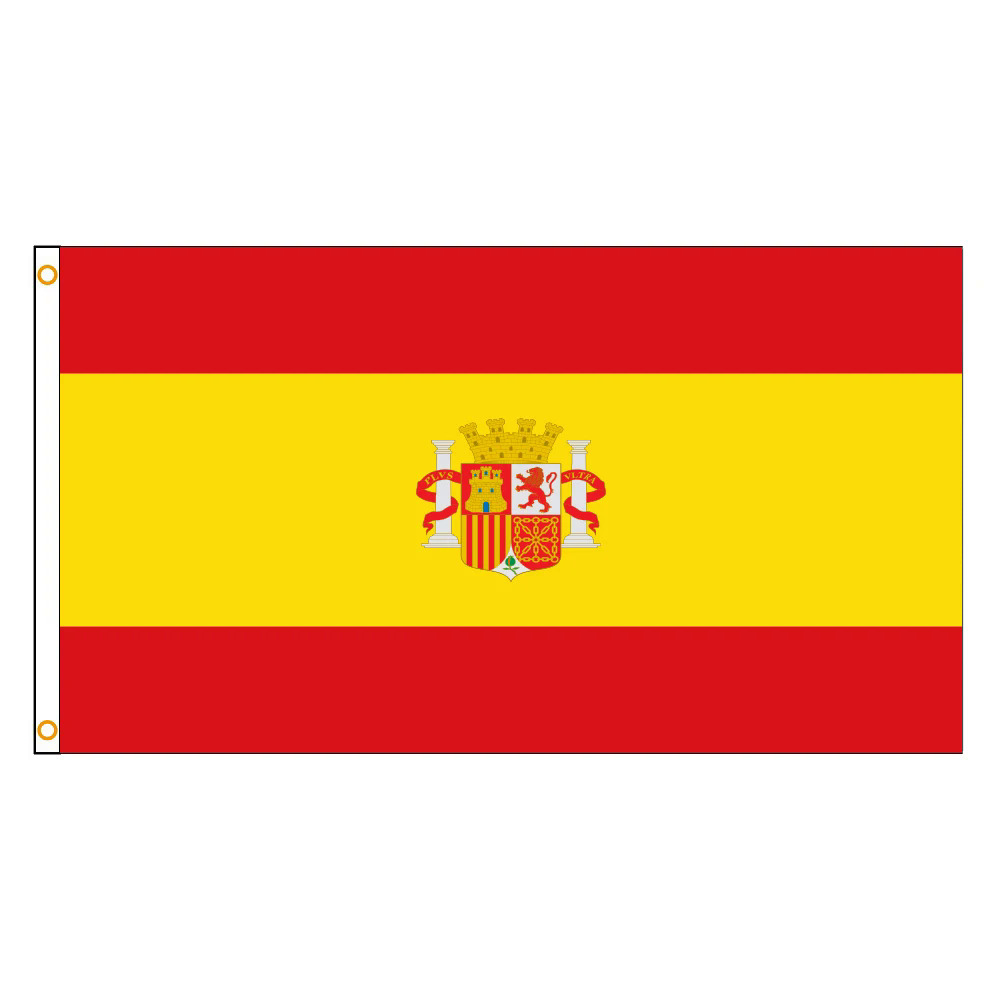 Cờ 3x5fts 90x150cm cờ Tây Ban Nha của Tây Ban Nha
