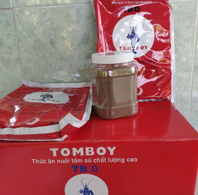 1kg Cám TOMBOY hạt siêu mịn - thức ăn cho cá bột, tôm giống, tép con
