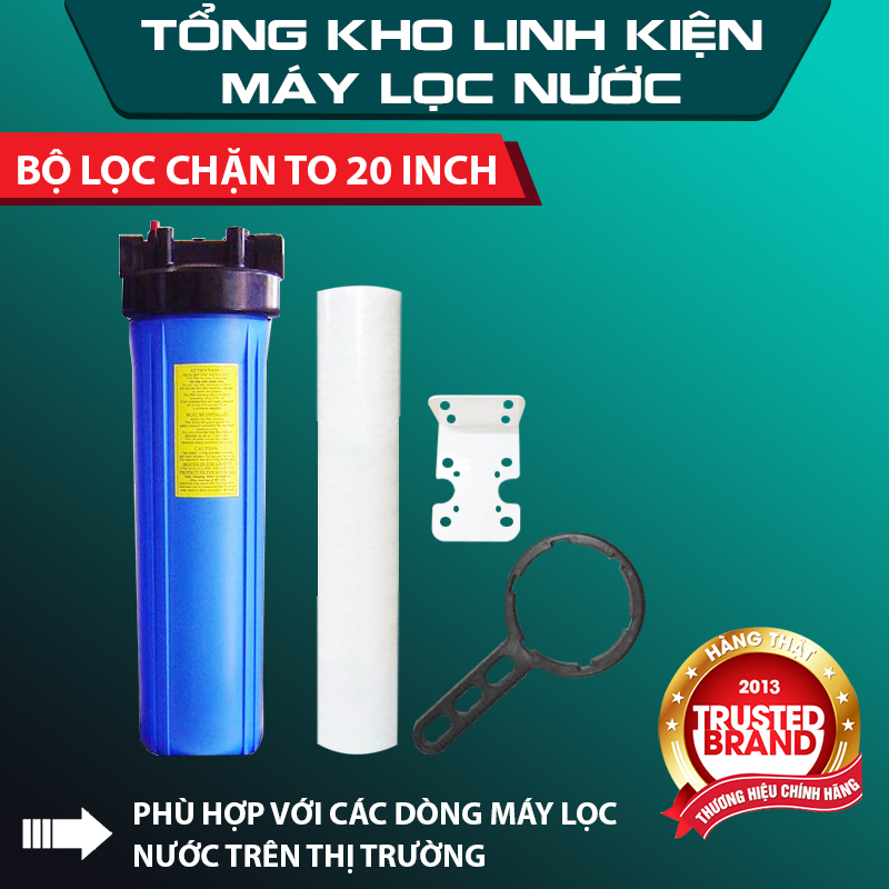 Cốc lọc béo 20 inch , Cốc lọc chặn đầu nguồn 20 inch, lõi lọc béo , bộ lọc chặn đầu nguồn 20 inch