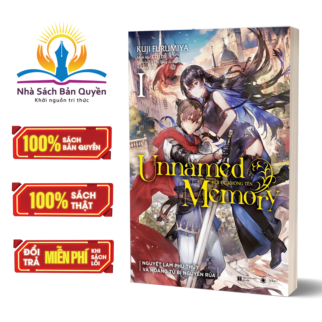 Sách - Unnamed Memory – Hồi ức không tên Tập 1: Nguyệt lam phù thuỷ và hoàng tử bị nguyền rủa tặng kèm poster