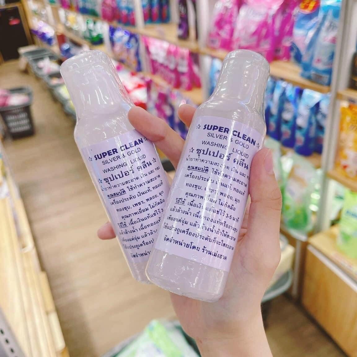 01 Chai Nước Rửa Trang Sức Vàng Bạc Thái Lan 120ml