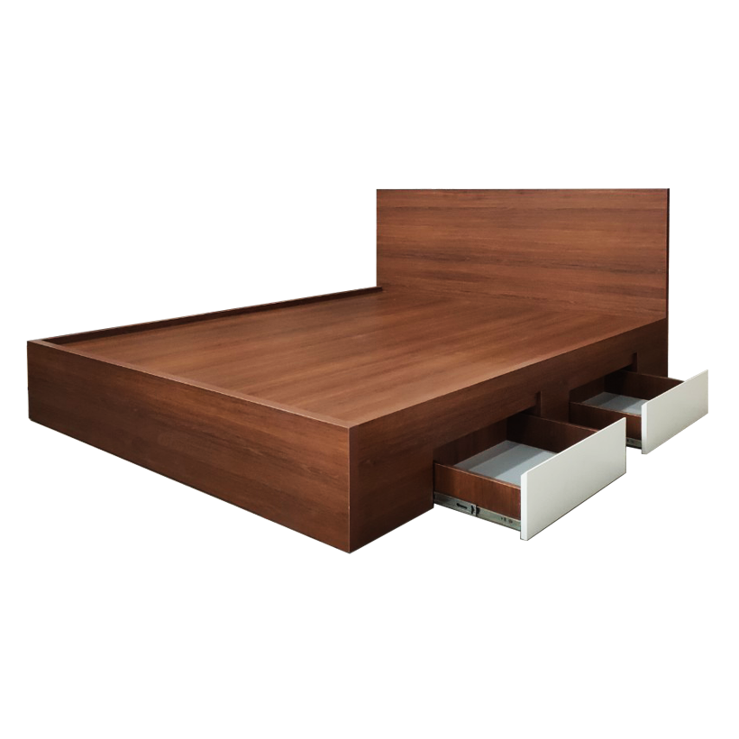 [Trả góp 0%] Giường ngủ gỗ công nghiệp  Ohaha-079