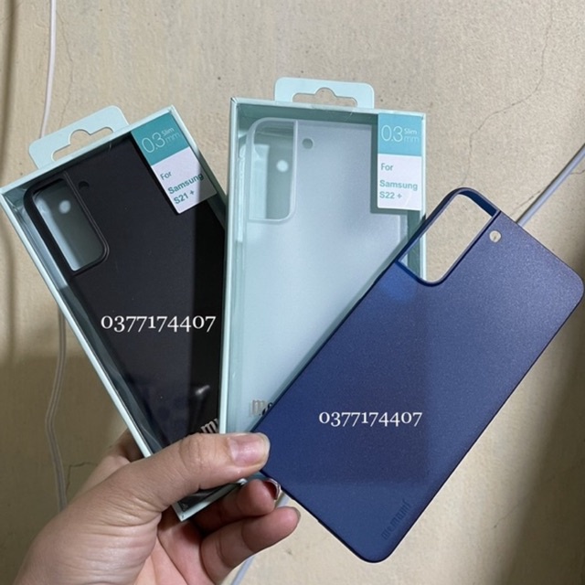 Ốp lưng Memumi nhám Samsung S22 Plus/ S22 Pro siêu mỏng 0,3mm chống Vân tay chính hãng