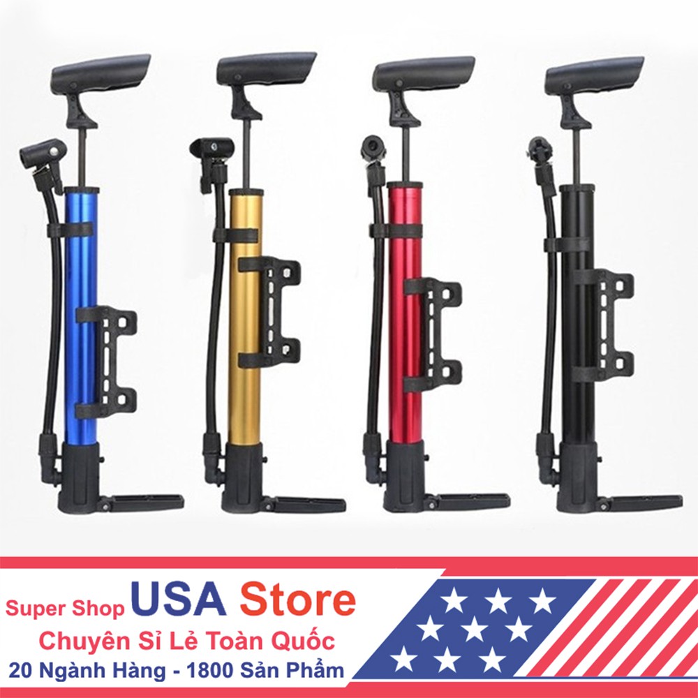 Bơm hơi xe máy xe đạp xd102 - 30cm us04799