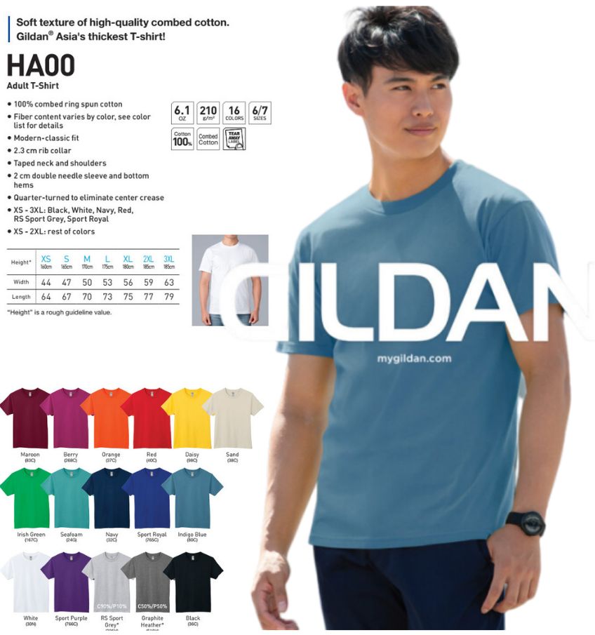 [HCM]Áo thun Gildan Hammer - Nhiều màu