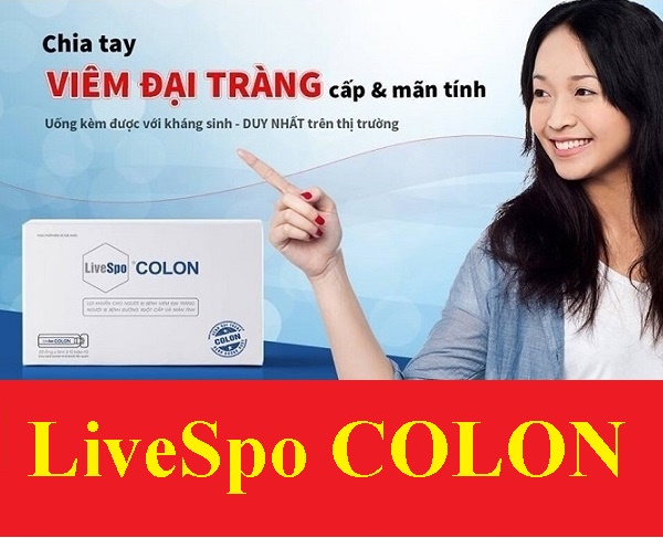 bào tử lợi khuẩn LIVESPO COLON hộp 20 ống date mới