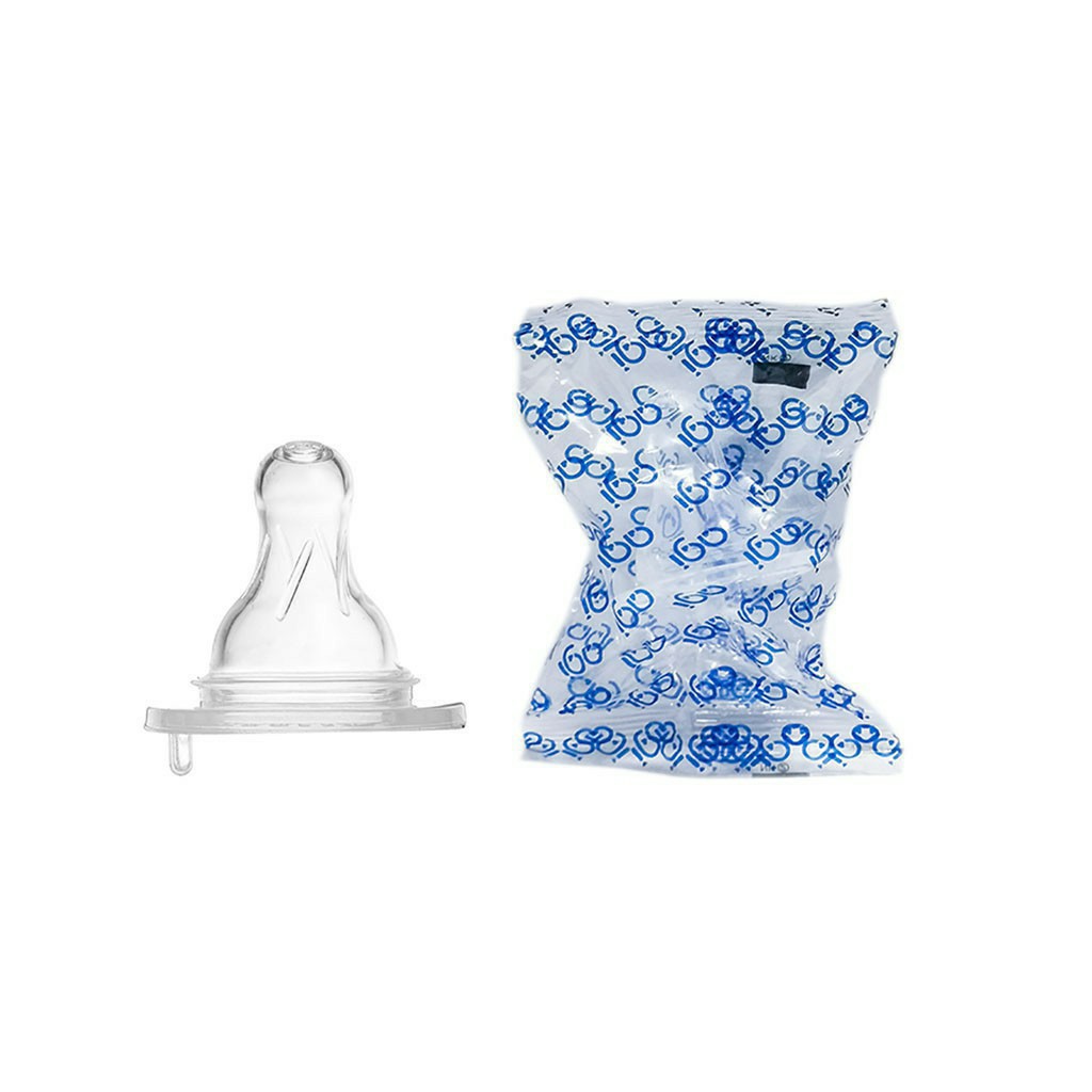 Núm vú bình sữa Agi cổ hẹp size L cho bé từ 7 tháng tuổi trở lên