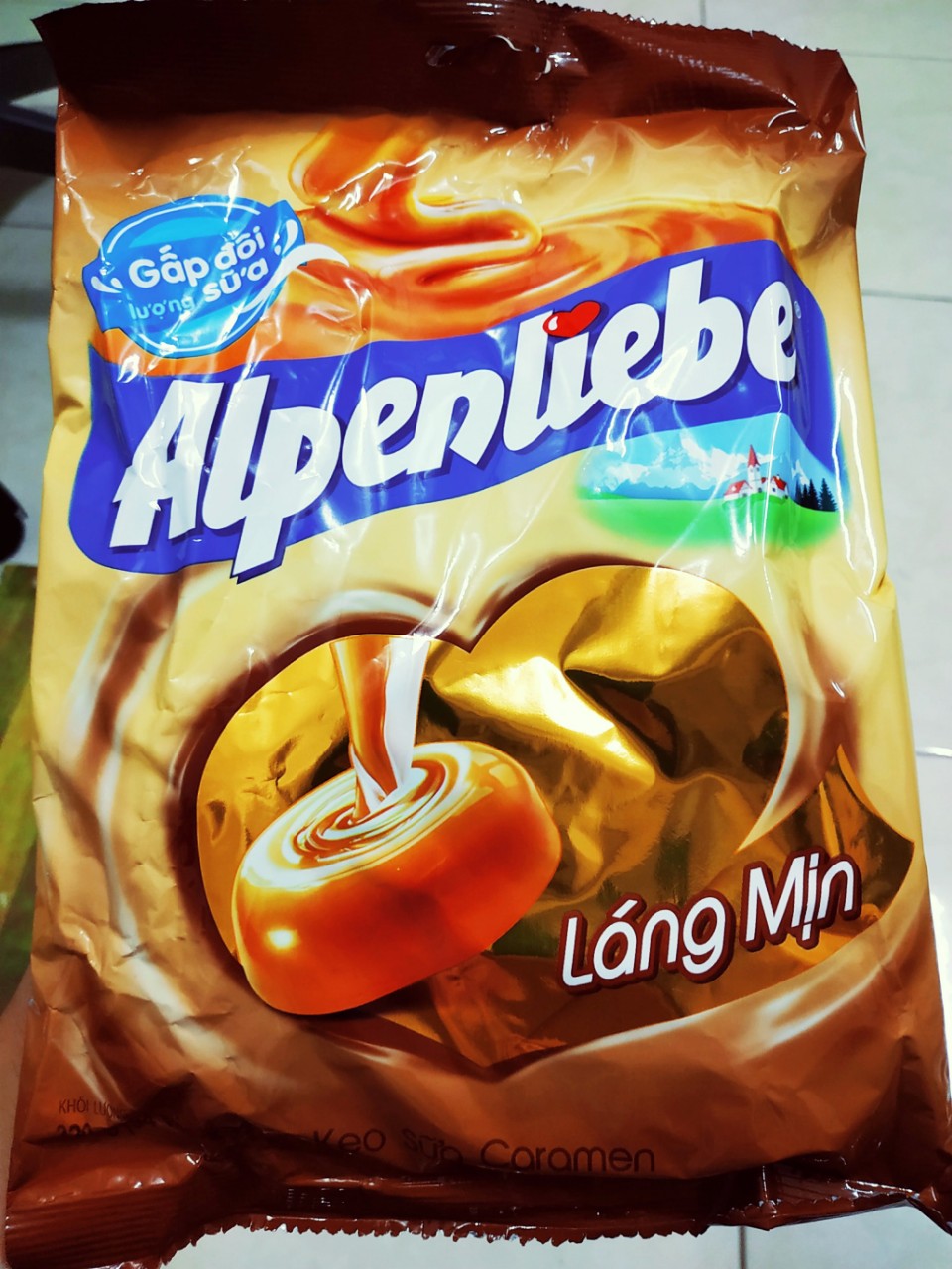 [ Chính hãng] GÓI LỚN kẹo Alpenliebe Caramel sữa gói 92 viên