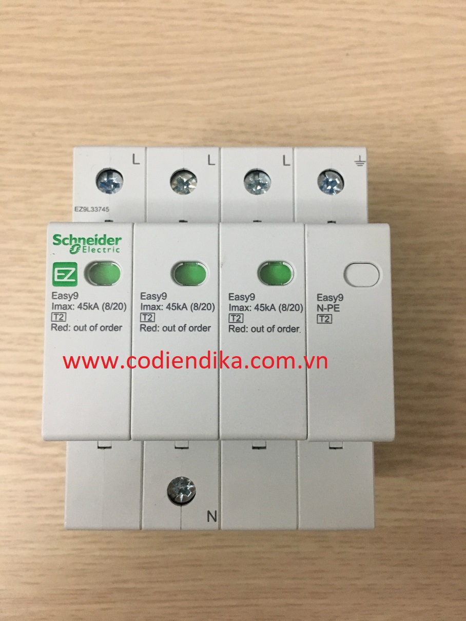 Chống sét lan truyền Schneider Easy9 SPD 3P+N EZ9L33745