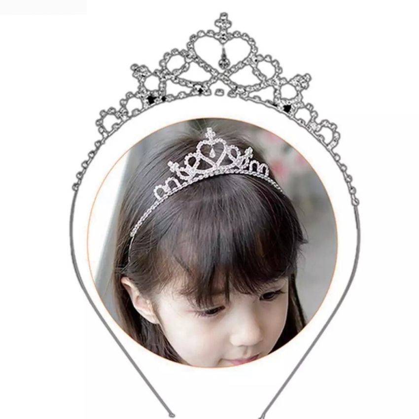 Băng Đô Cài Tóc Vương Miện Công Chúa Cho Bé Gái, Đính Đá Lấp Lánh Cho Bé Thỏa Sức Điệu Đà, Bé Có Thể Hóa Thân Thành những Nàng Công Chúa Đáng Yêu