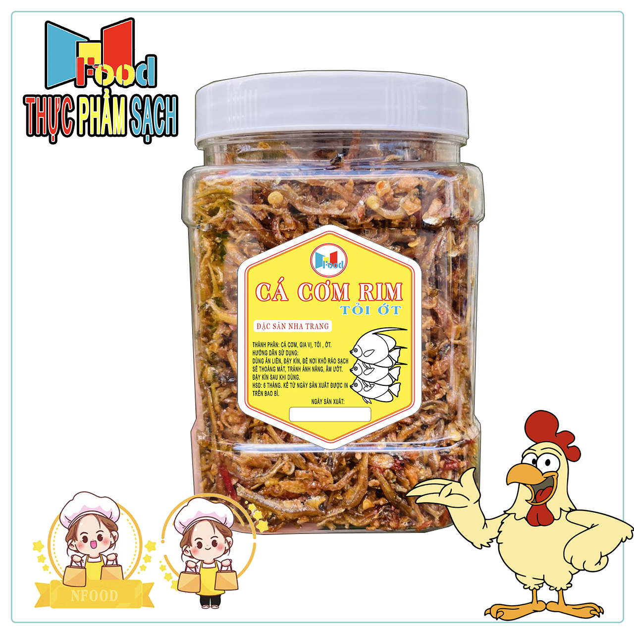 Cá cơm rim tỏi ớt - mặn ngọt cay cay