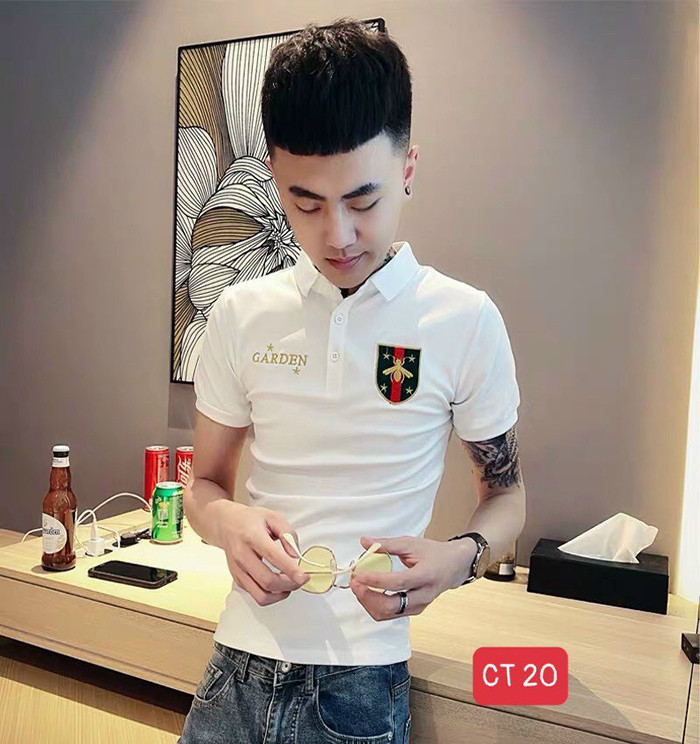 [GIÁ RẺ VÔ ĐỊCH] Áo Thun Nam Tay Ngắn Cổ POLO Có LOGO Thêu Cao Cấp Phong Cách Hàn Quốc - Chất Vải Dày Dặn Chuẩn Men Phái Nam (HÀNG BAO ĐẸP HÌNH 100%) AT12