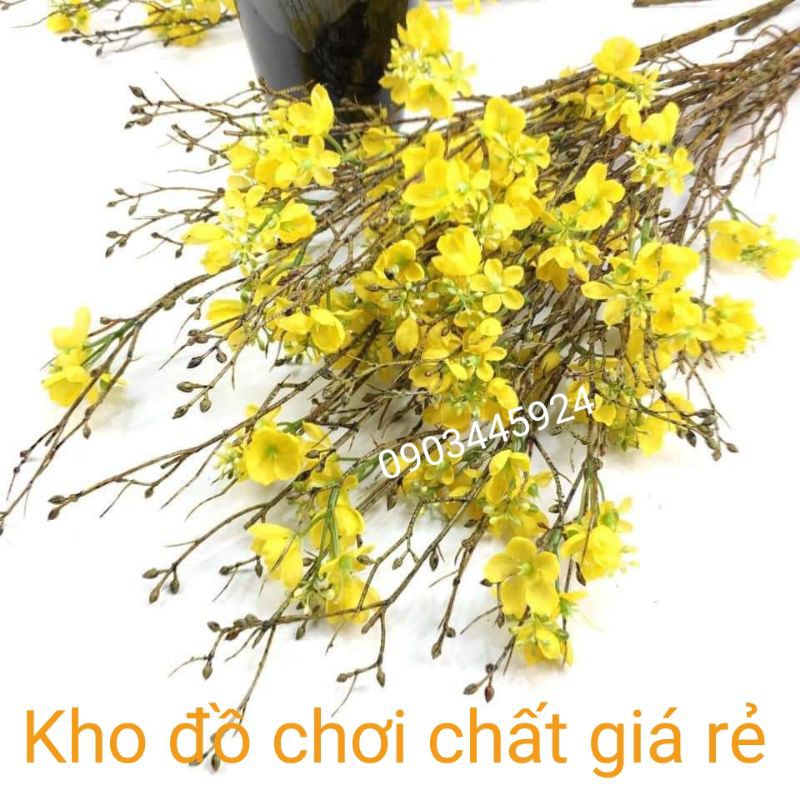 Cành Mai Nhật cao cấp cao 90cm-Hoa giả