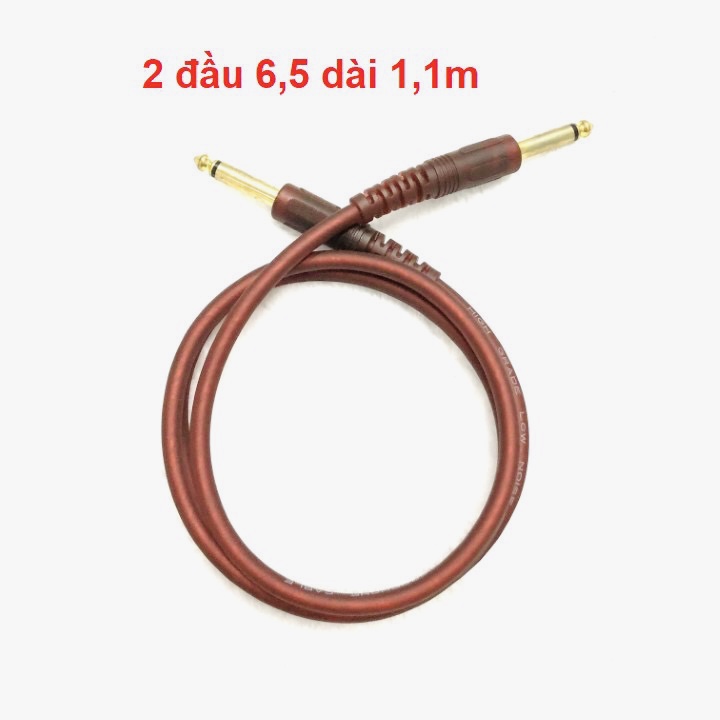 Dây jack 6 ly 2 đầu chống nhiễu dài 1m | tâm nam audio
