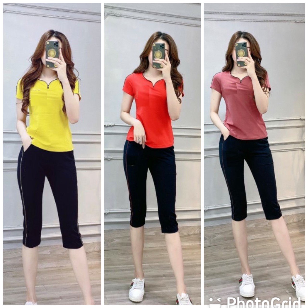 Set bộ lửng Cotton dễ thương size 42-65kg
