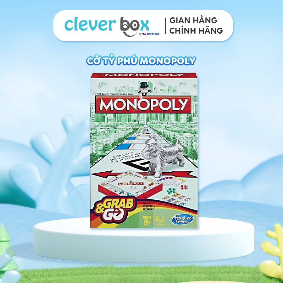 Đồ chơi sáng tạo monopoly - cờ tỷ phú cơ bản grab & go