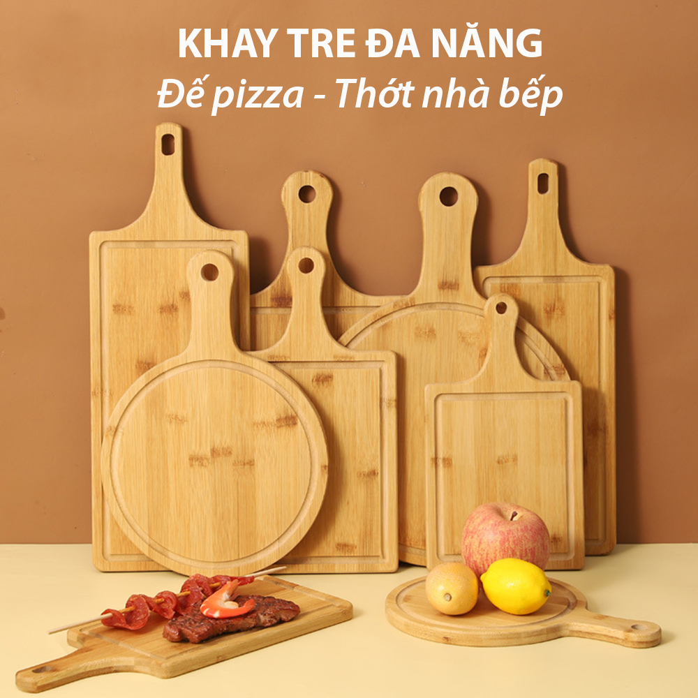 Thớt tre gỗ tự nhiên AnShin kháng khuẩn - nhiều kiểu dáng và kích thước