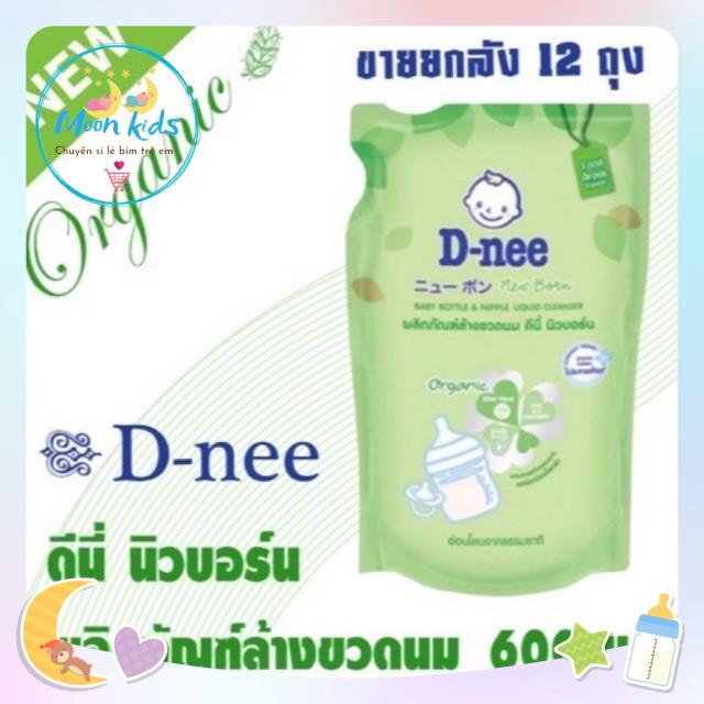 Nước rửa bình sữa Dnee Organic Thái Lan túi 600ml