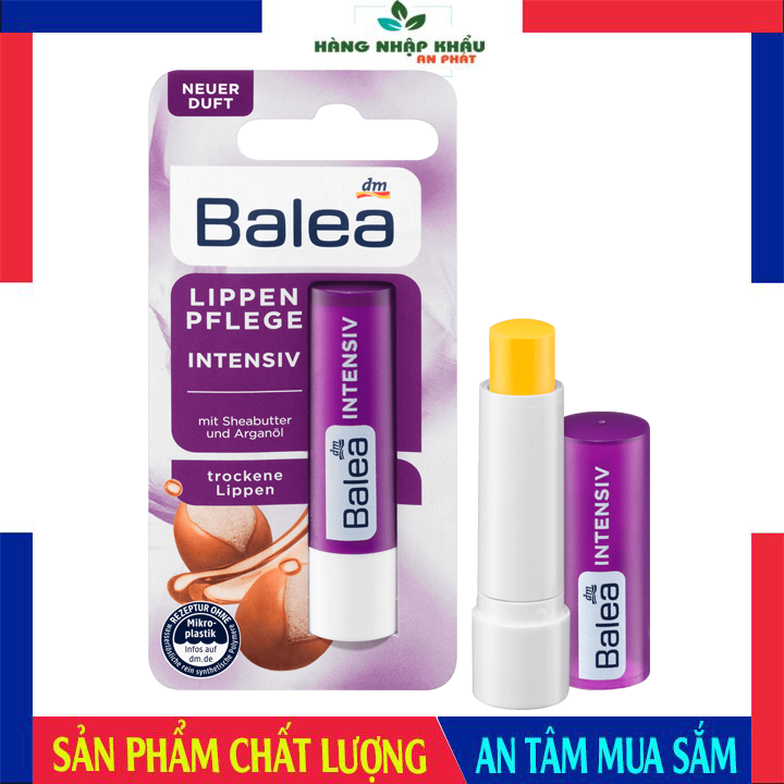 Son Dưỡng Môi Balea intensiv, son dưỡng ẩm, son trị thâm môi Balea, 4.8g