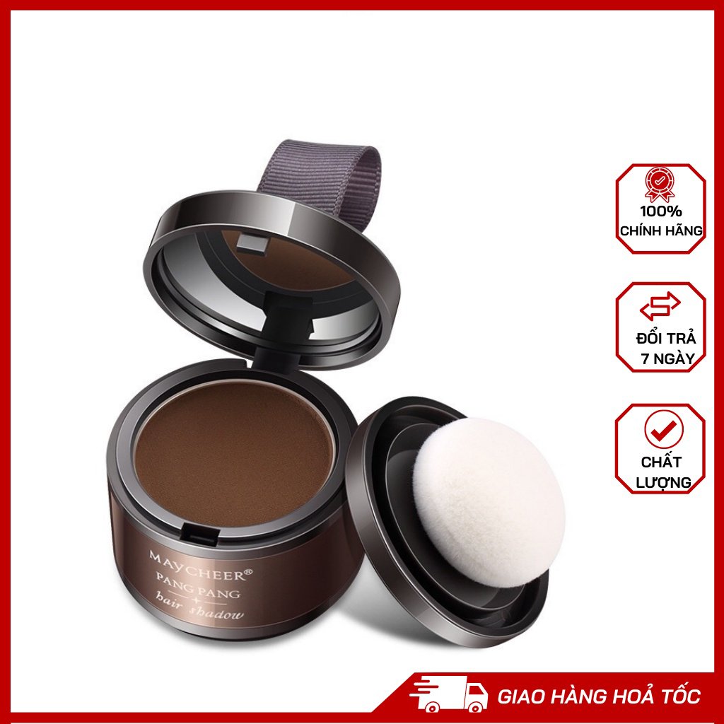 Phấn phủ chân tóc , phấn phủ che hói, che khuyết điểm tóc , tạo khối Maycheer Hairline shadow chính hãng