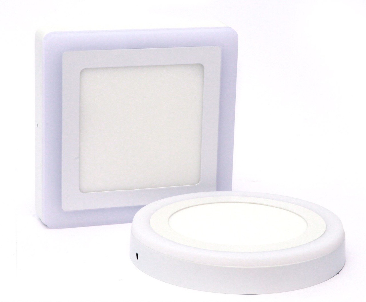 Đèn led ốp trần viền đổi màu 3 chế độ 12W+4