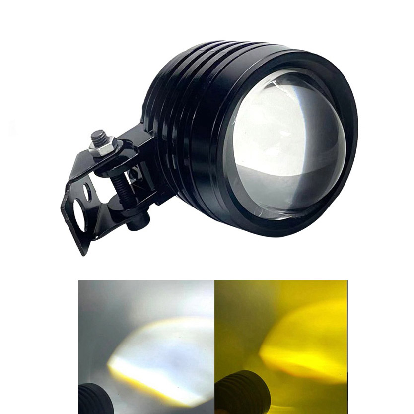 Đèn Trợ Sáng L4 Bi Cầu 2 Màu cos, pha vàng trắng Có Cắt Sáng Chống Chói Mẫu Mới nhất_2021. giá 1 đèn