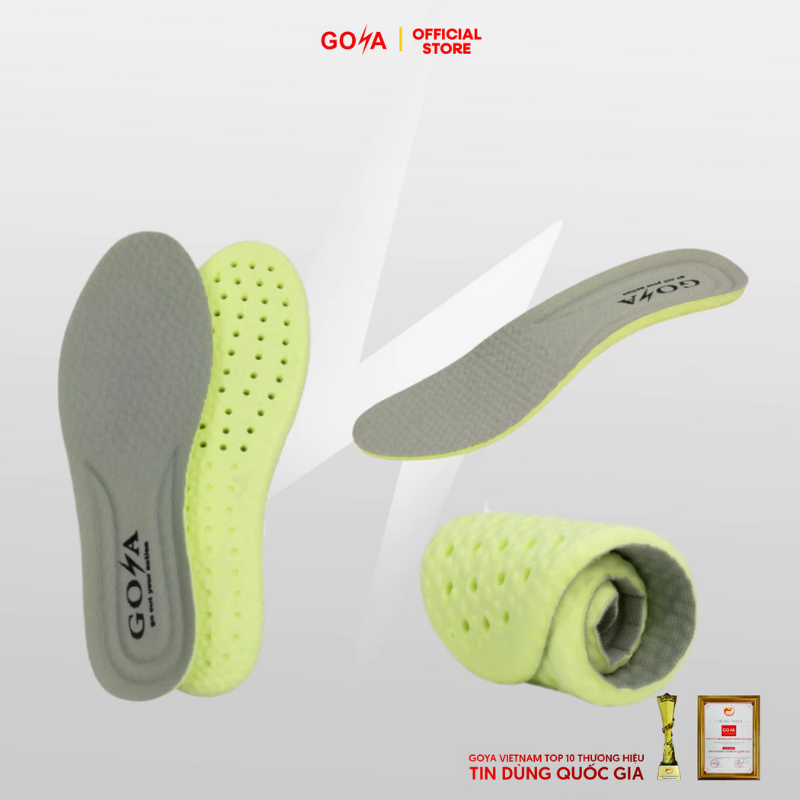  Lót giày thể thao lót giày chạy bộ chính hãng Goya Neo xám xanh 
