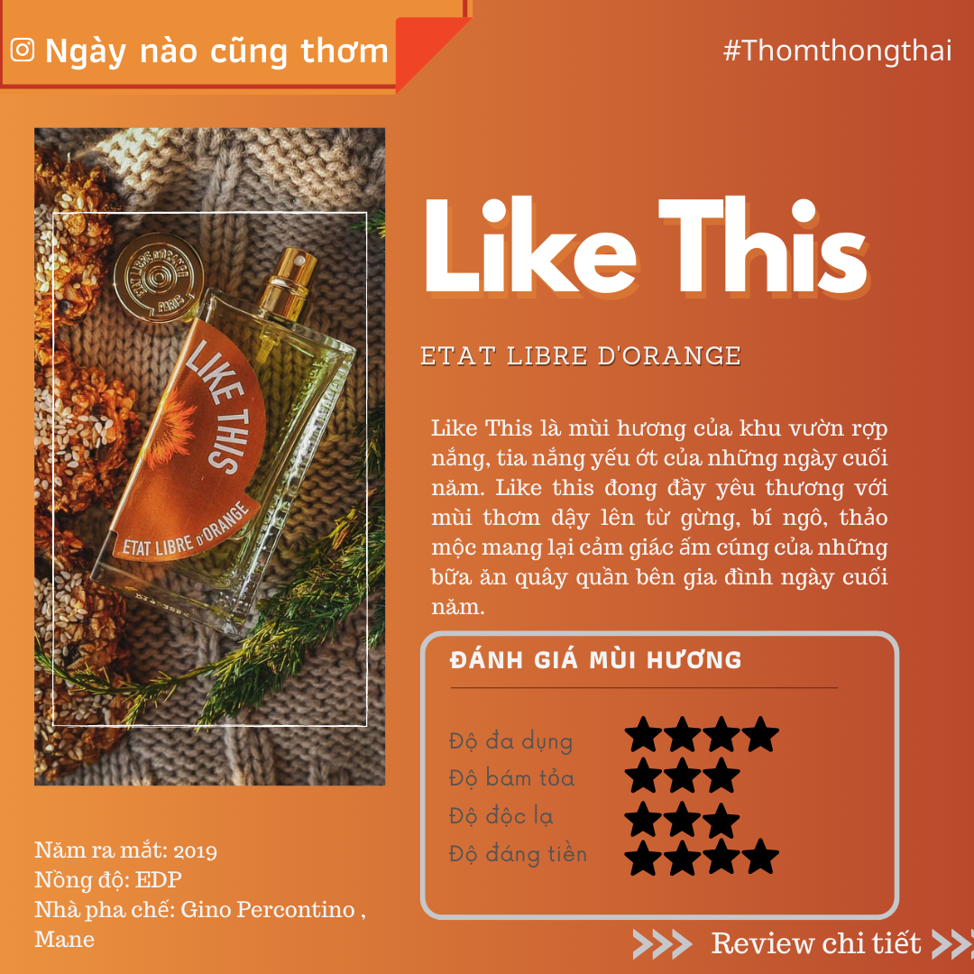 Thơm một chút - Nước hoa Eldo Like This