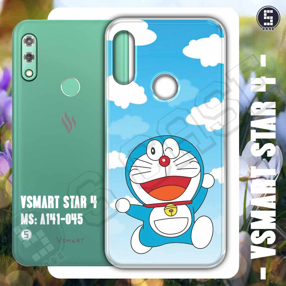 Ốp lưng Vsmart Star 4 hình Mèo ú A141-045