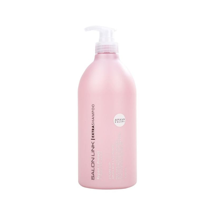 [HCM]DẦU GỘI PHỤC HỒI TÓC HƯ TỔN SALON LINK EXTRA NỘI ĐỊA NHẬT ( CHAI MÀU HỒNG - 1000ML )dầu gội được đặc chế cho tóc khô chẻ ngọn hư tổn do uốn nhuộm và dùng hóa chất nhiều