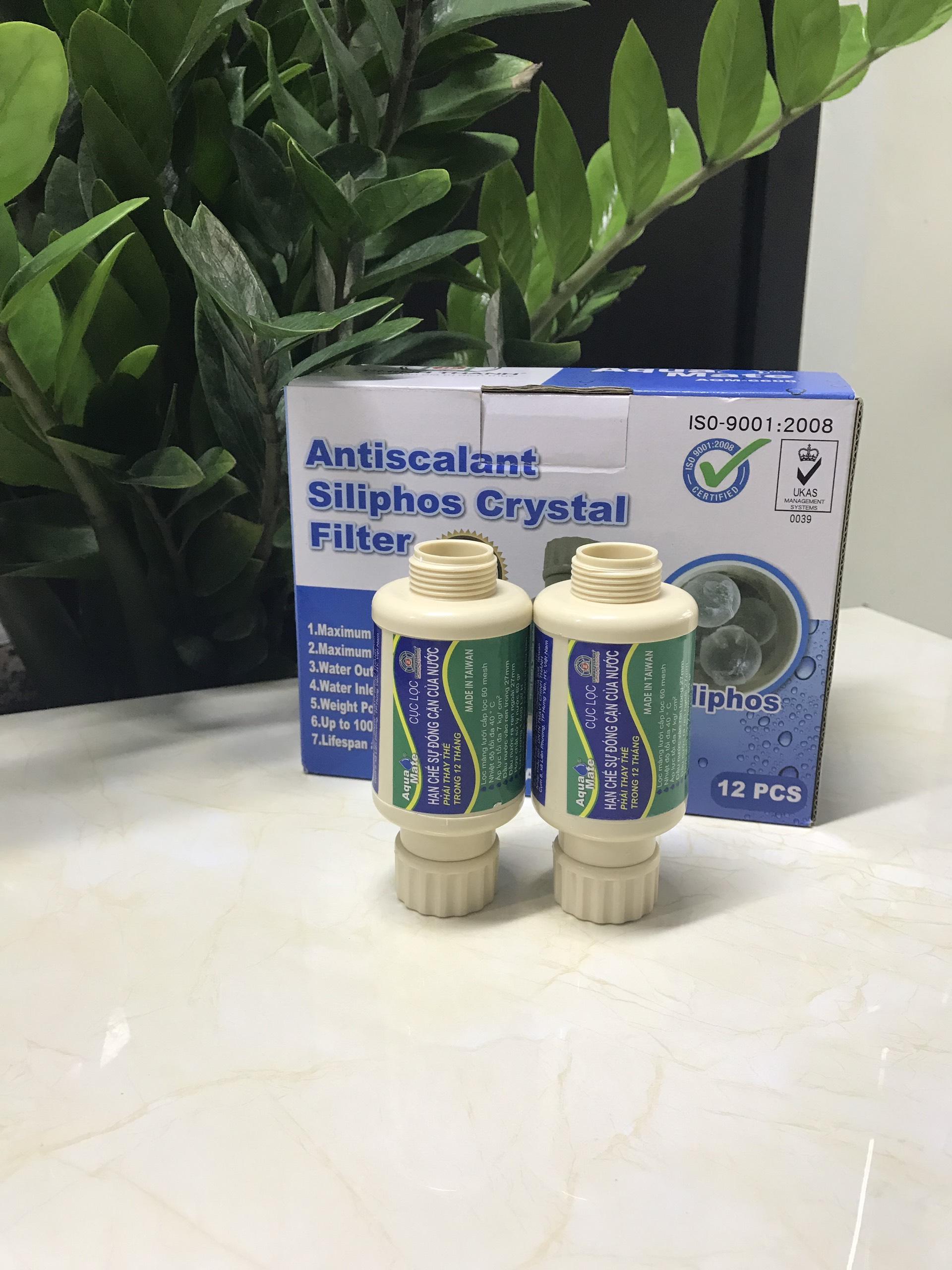 Cục lọc xử lý nước cứng và đá vôi Siliphos Aquamate - AQM6606