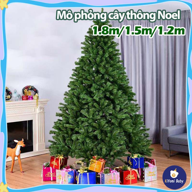 1.8M/1.5M/1.2M Cây Thông Noel Cây Có Thể Được Trang Trí Việt Nam Rẻ Đồ trang trí thì không bao gồm trong sản phẩm