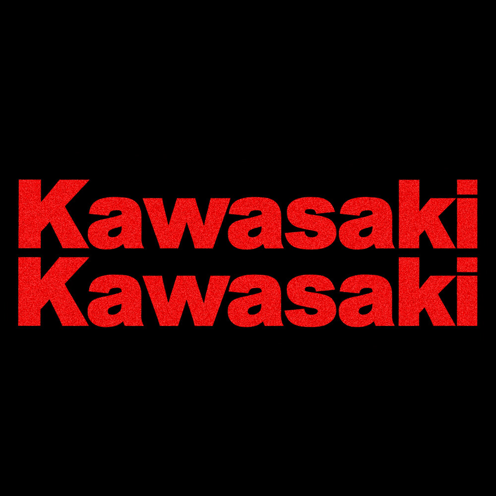 KAWASAKI logo nhãn dán xe máy phản chiếu fairing cơ thể bên đề can ...