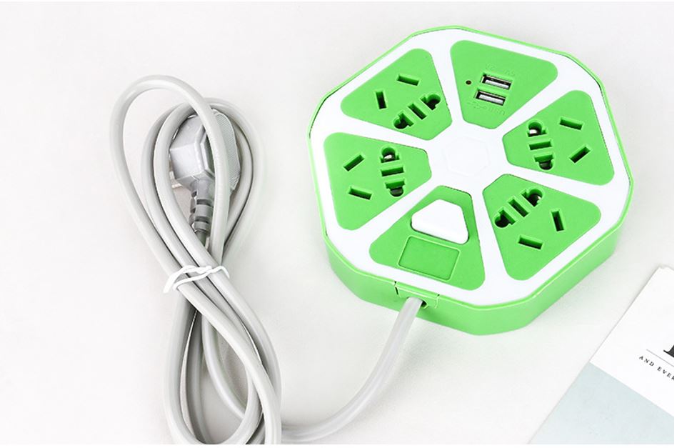 Ổ cắm điện đa năng chịu tải 3000W, tích hợp cổng USB sạc nhanh điện thoại