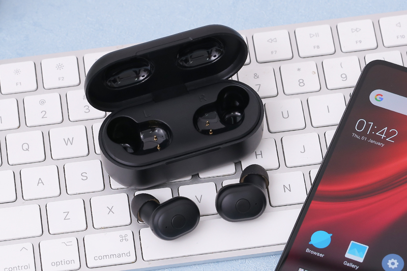 Tai nghe bluetooth true wireless mozard ds635-wb đen