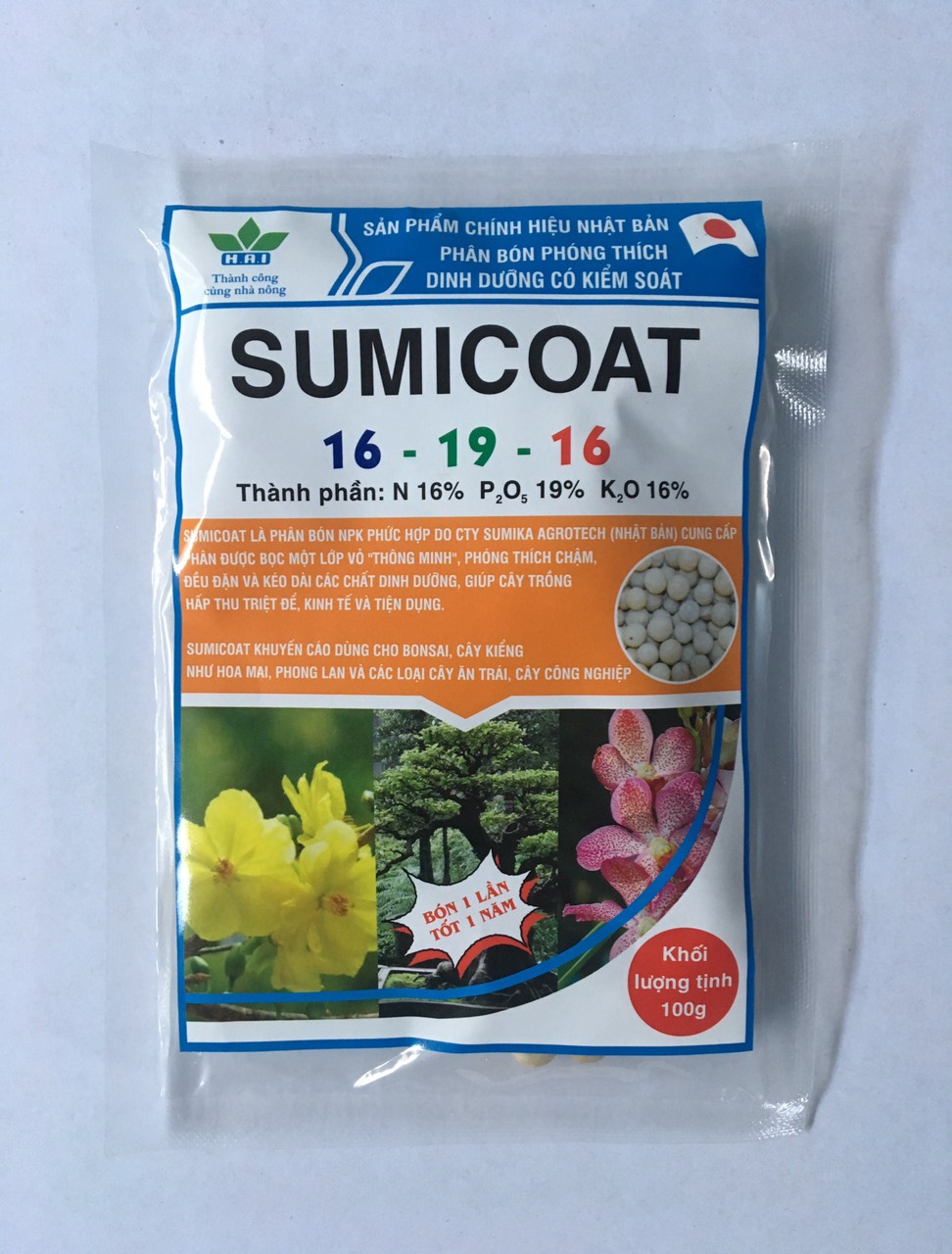 Phân Bón Thông Minh Sumicoat , gói 100 gram , dùng cho SEN -CÂY THỦY SINH - SEN ĐÁ - XƯƠNG RỒNG