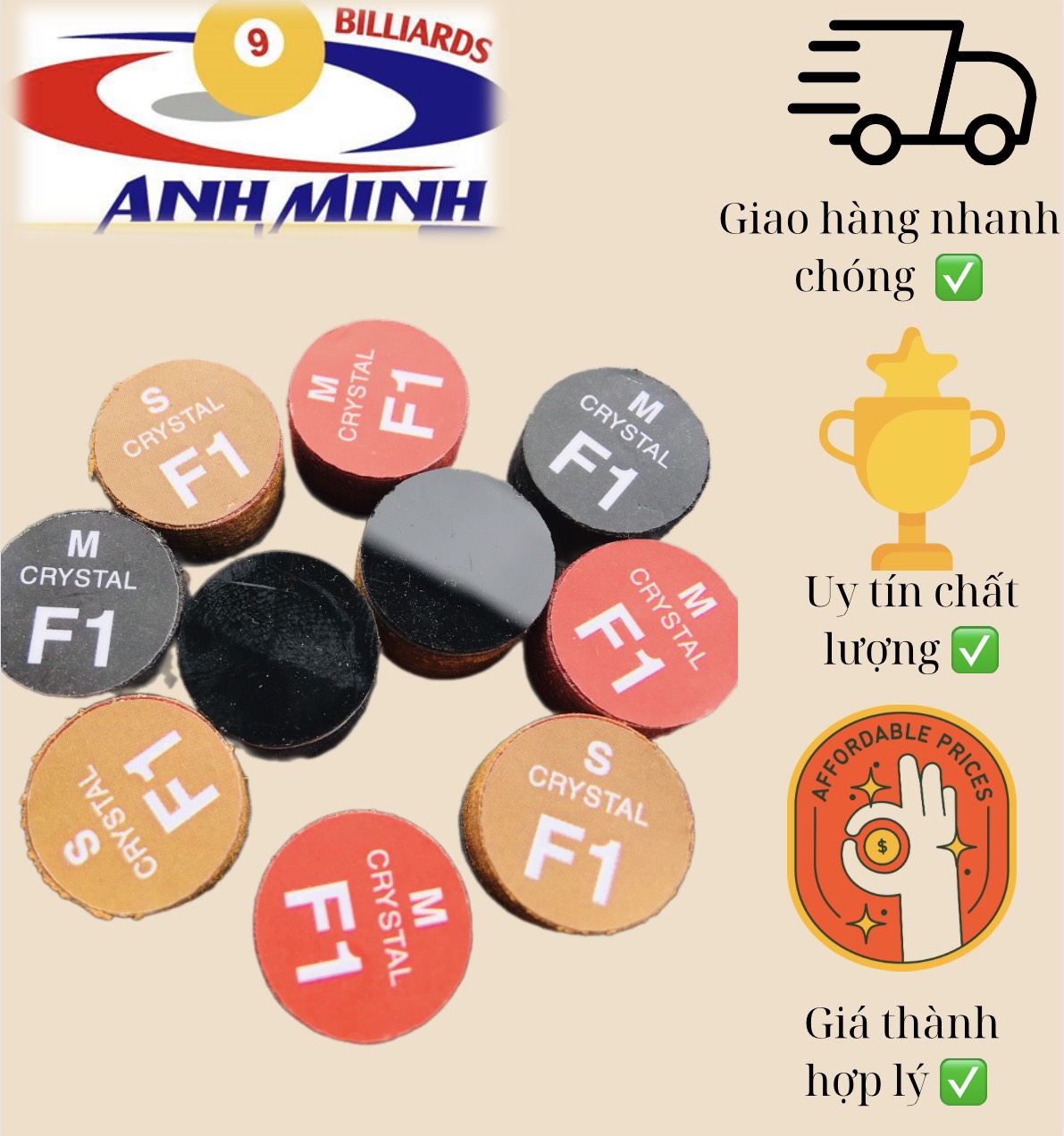 [HCM]Đầu cơ bida F1