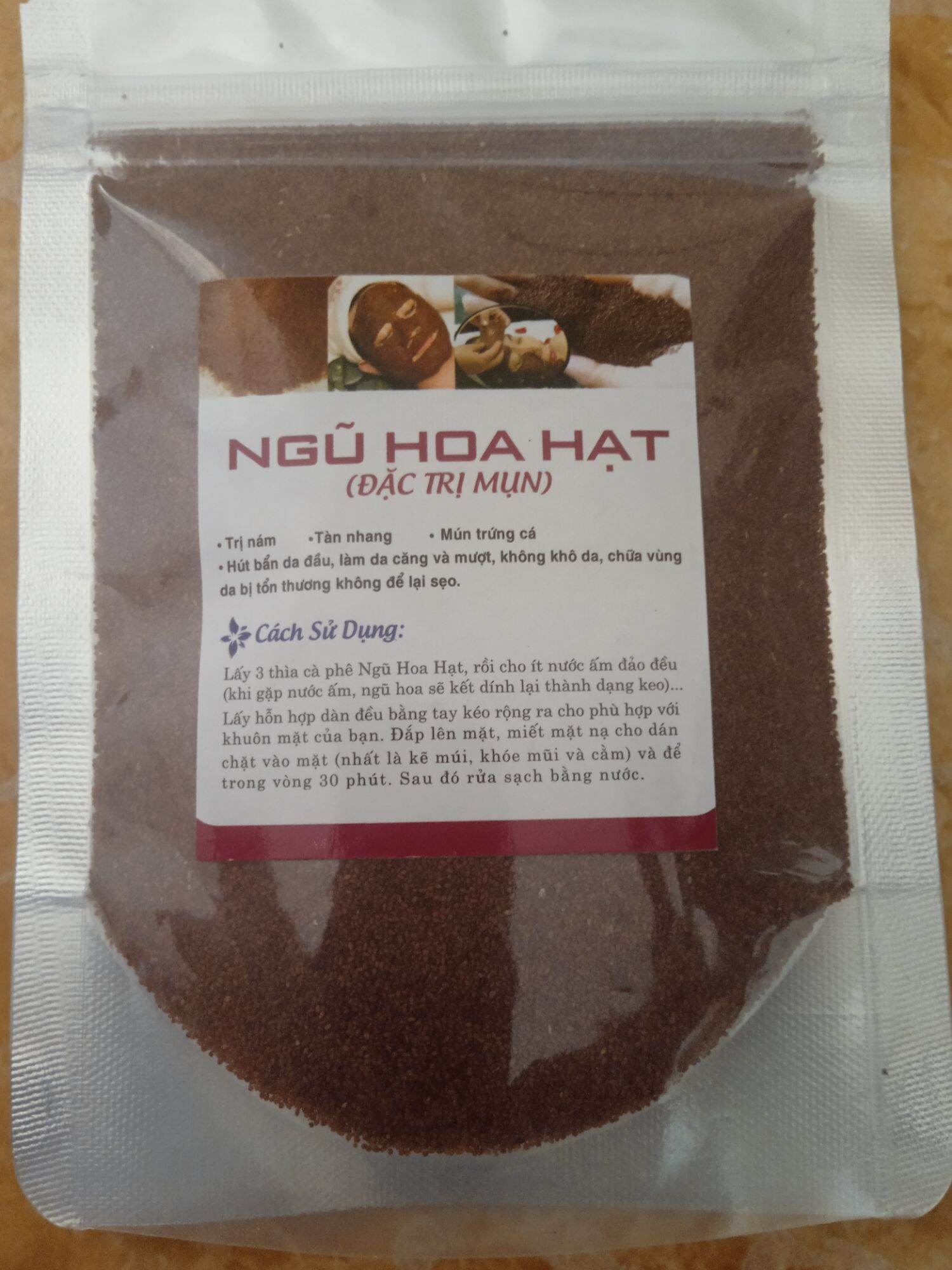 1 kg Hat ngũ hoa hạt bé đắp mặt sạch mụn sáng da.