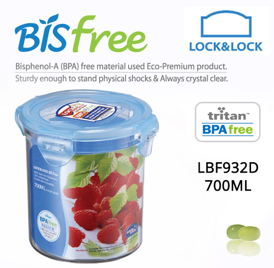 Hộp bảo quản thực phẩm dung tích 700ml Lock&Lock Bisfree hình tròn cao - LBF932D