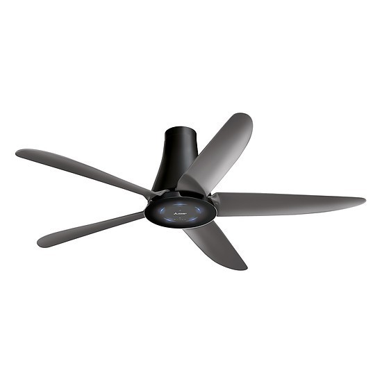 Quạt trần mitsubishi c56-rw5 - trắng xám 5 cánh cs 65w 5 cấp độ đk từ xa đèn led báo cấp độ ti 32cm- màu trắng