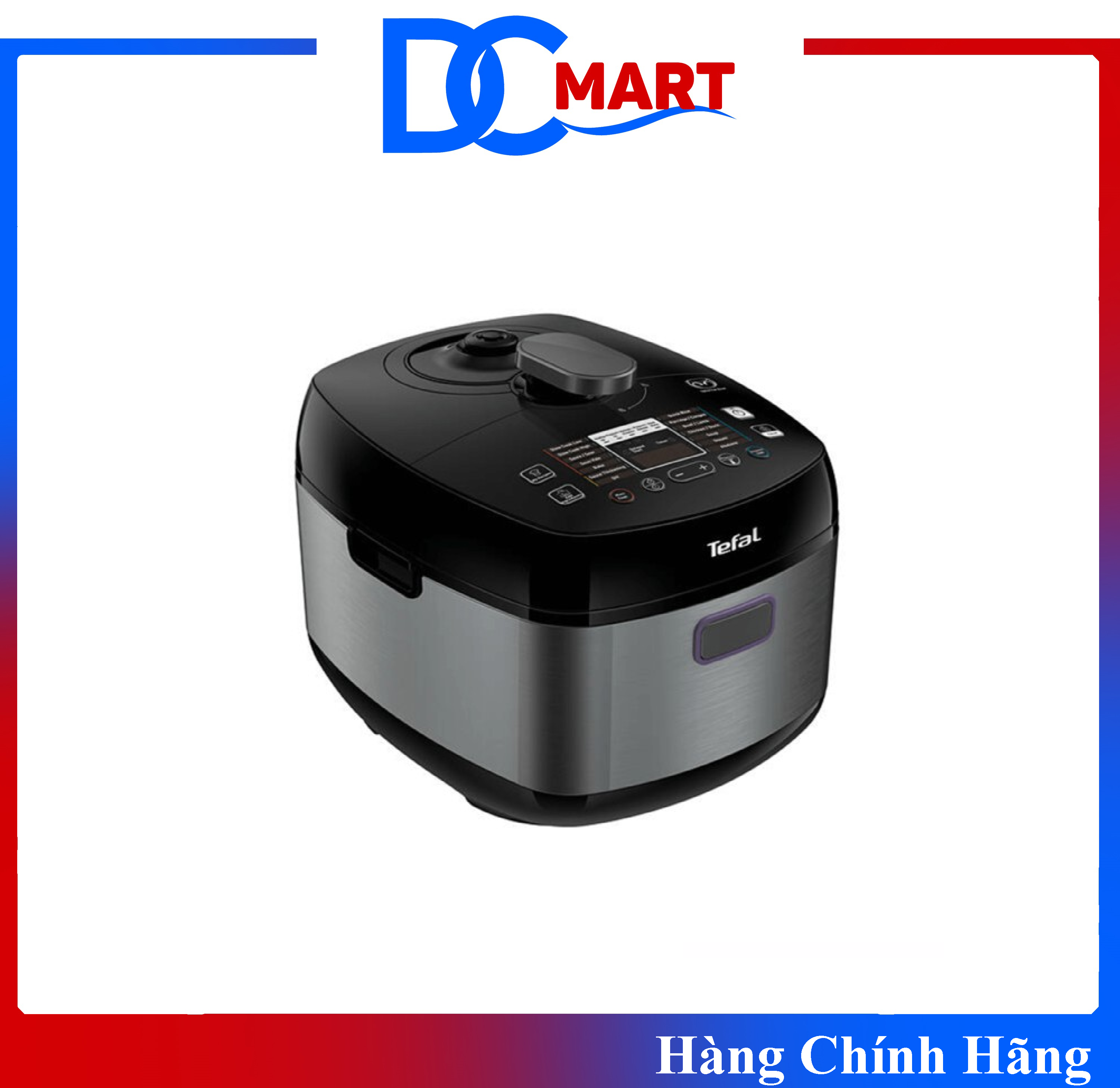 Nồi áp suất điện tefal smart pro cy625868 - 5l, 1000w - hàng chính hãng
